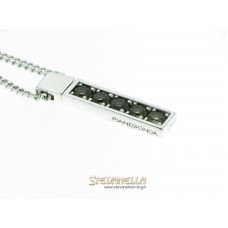 PIANEGONDA collana argento con pendente quarzi fumè referenza CA010936 new